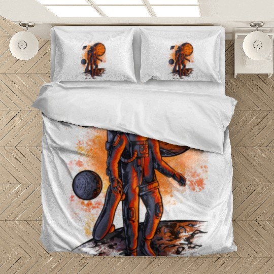 Lion astronauts in space Bedding Sets