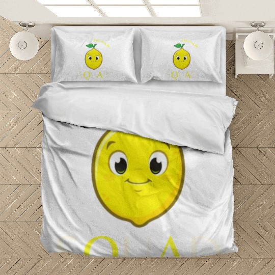 Awesome Lemonade Squad Lemon Lovers For Summer Bedding Sets