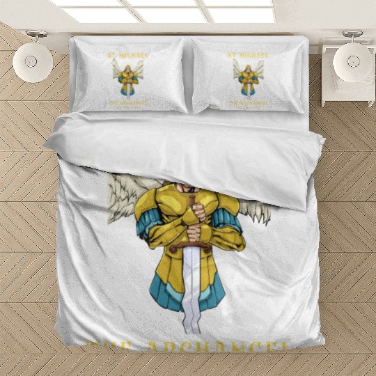 Archangel St Michael Roman Catholic Gift Bedding Sets