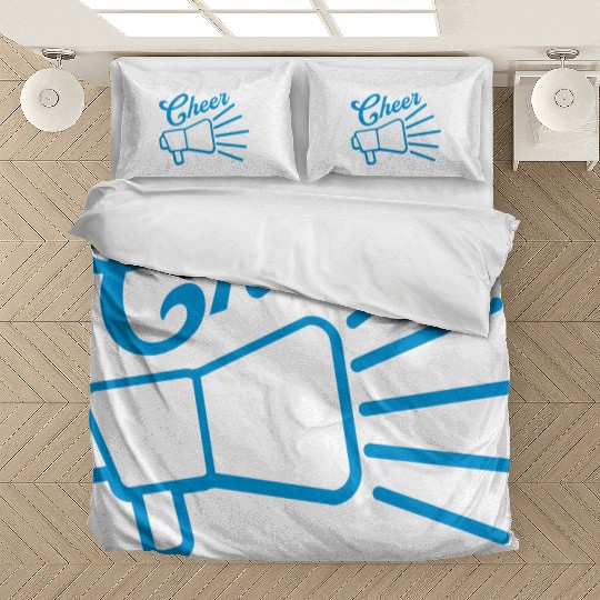 cheer cheer megaphone symbol Bedding Sets