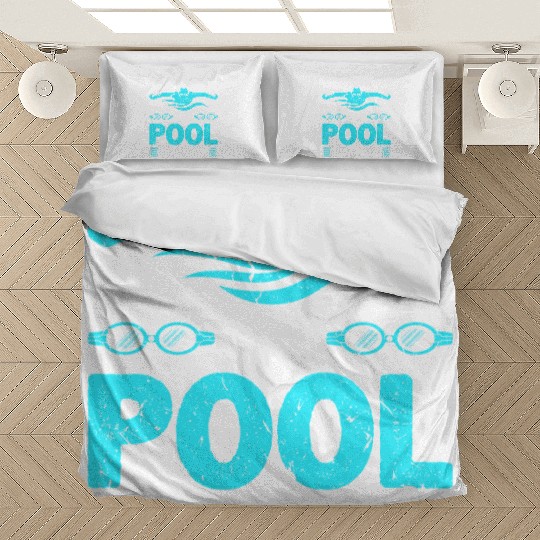 Swimming Lover Pool Swimmer Swim Bedding Sets