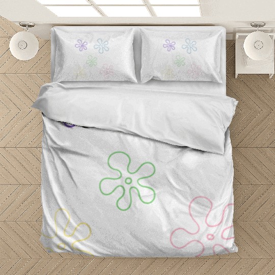 sponge bob flower pack Bedding Sets