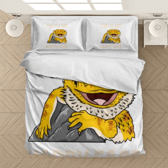 This Is My Happy Face for Bearded Dragon Lover Bedding Sets