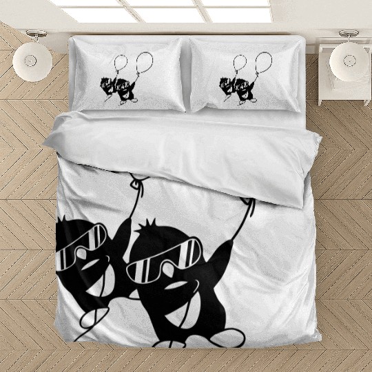 friends penguins fly away Bedding Sets