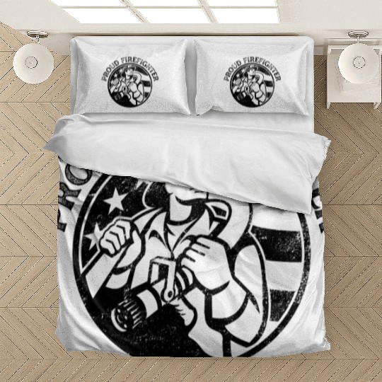 Proud American Firefighter Bedding Sets