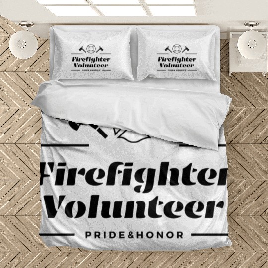 Firefighter Volunteer Pride and Honor Bedding Sets