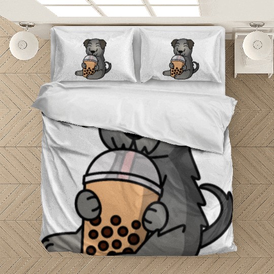 Boba Bubble Tea Irish Wolfhound Bedding Sets