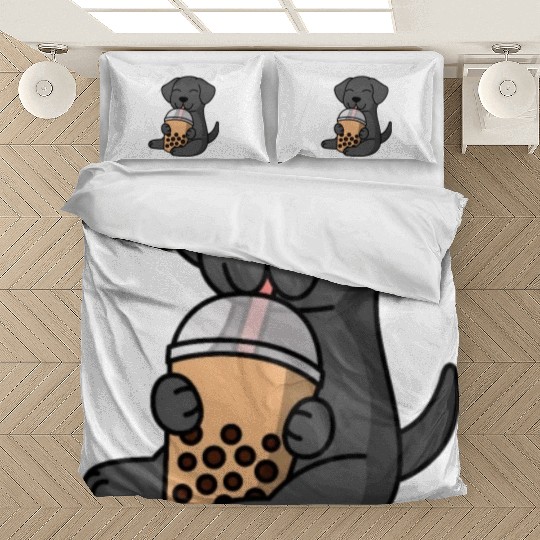 Boba Bubble Tea Great Dane Bedding Sets