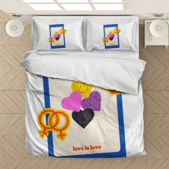 LGBT love is love Bedding Sets