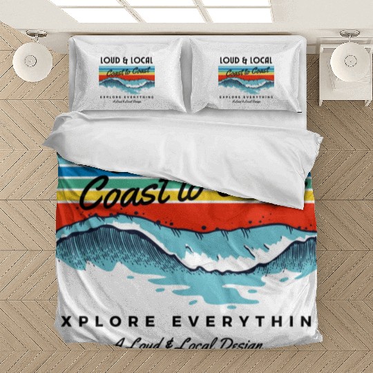 Loud & Local Beach Retro Classic Bedding Sets