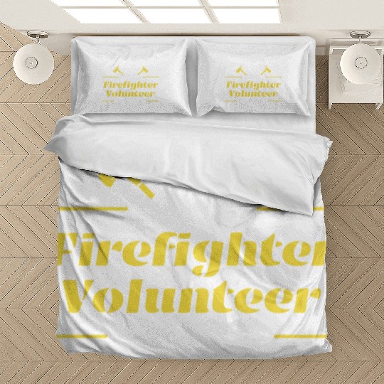Firefighter Volunteer Pride and Honor Bedding Sets