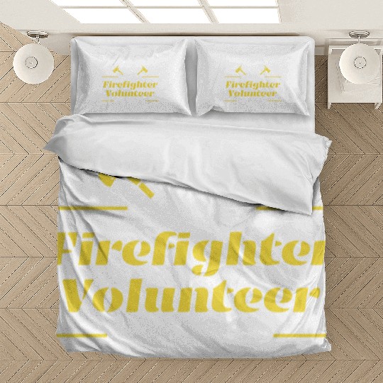 Firefighter Volunteer Pride and Honor Bedding Sets