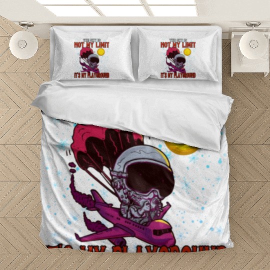 The Sky Is My Playground Skydive Funny Cute Bedding Sets