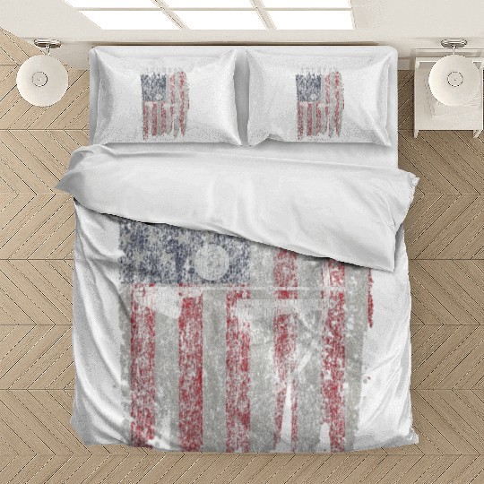 Archery Team USA Vintage American Flag Compound Bedding Sets
