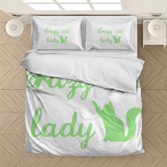Crazy Cats LOVER Lady Bedding Sets