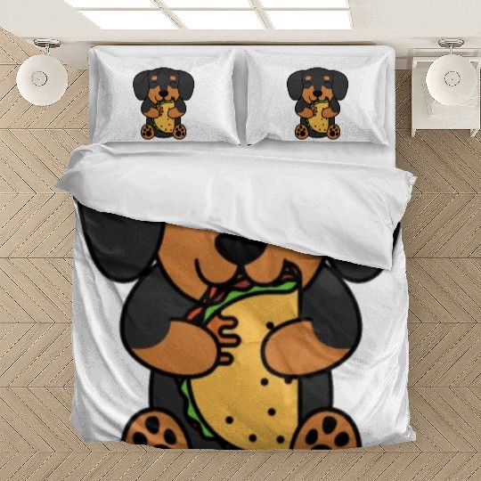 Dachshund Taco Lover Bedding Sets