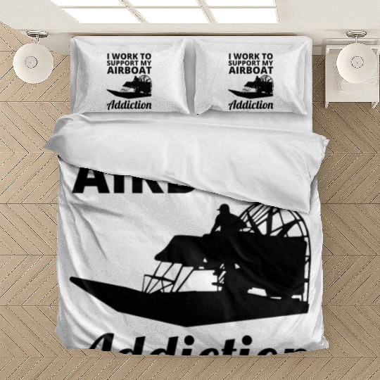 Airboat Fanboat Airboating Planeboat Swamp boat Bedding Sets