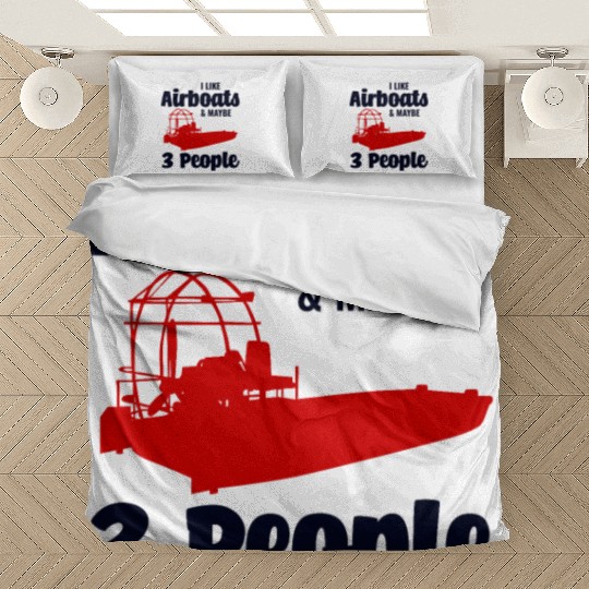Airboat Fanboat Airboating Planeboat Swamp boat Bedding Sets