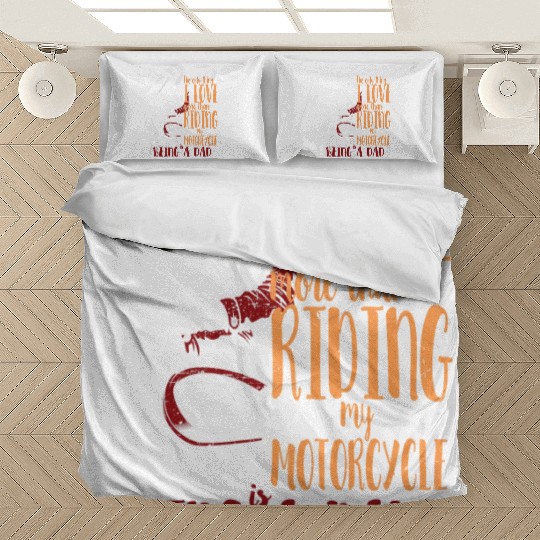 Motorcycle Dad Bedding Sets