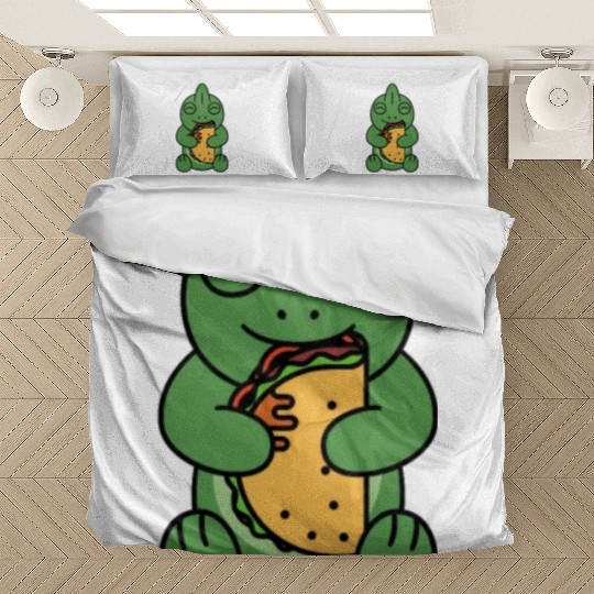 Chameleon Taco Lover Bedding Sets