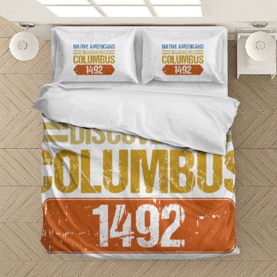 Anti Columbus Day Bedding Sets