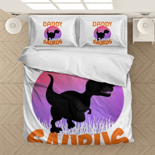 Daddysaurus Papasaurus Bedding Sets