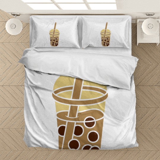 design comic bubble tea Bedding Sets