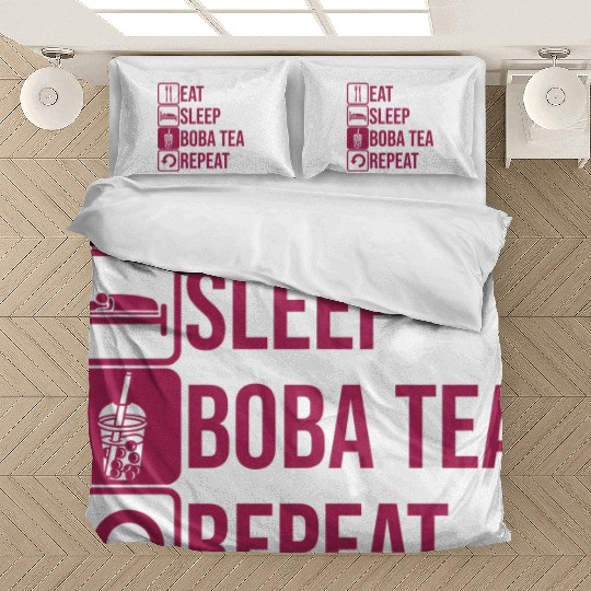Daily Repeat Boba Tea Bedding Sets