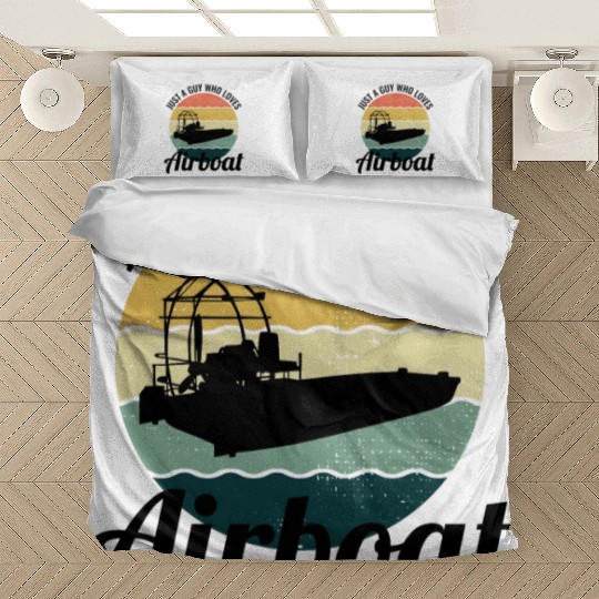Airboat Fanboat Airboating Planeboat Swamp boat Bedding Sets