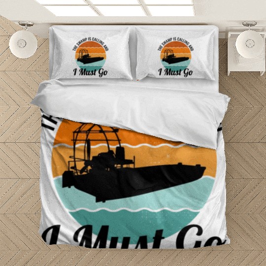 Airboat Fanboat Airboating Planeboat Swamp boat Bedding Sets