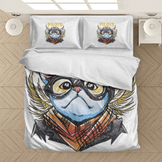 Pilots can defy the gravity airplane aviation Bedding Sets