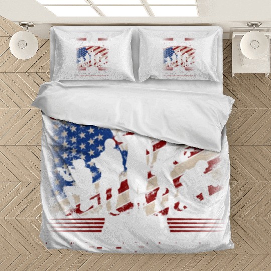 Grandpa US Veteran Grandfather Patriotic Bedding Sets
