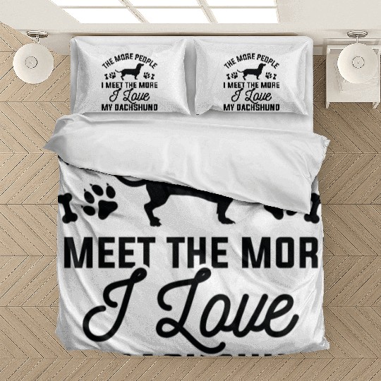 I Love My Dachshund Bedding Sets