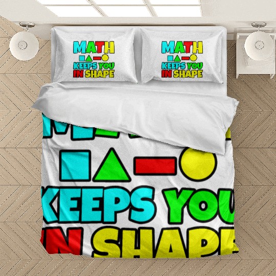 Math Keeps You In Shape 2 Bedding Sets