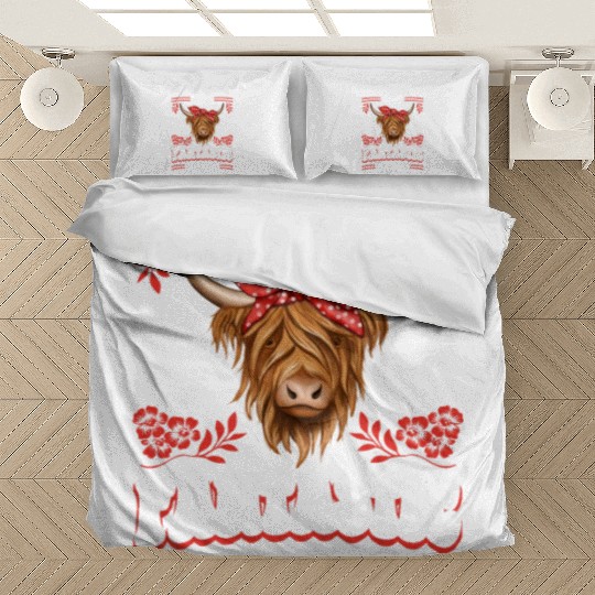 Scottish Highland Cattle Cow Bedding Sets