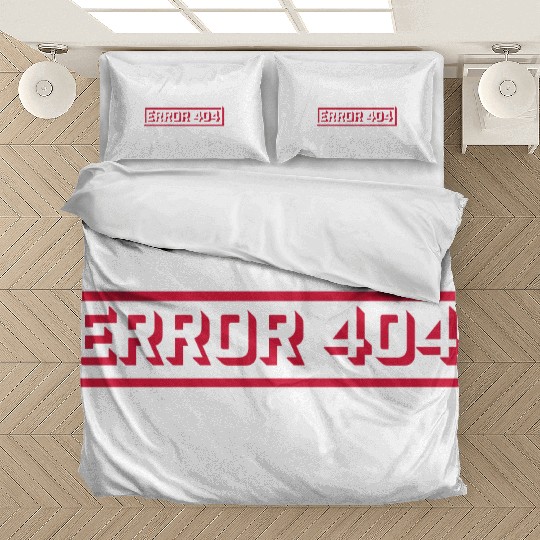 message error 404 computer Bedding Sets