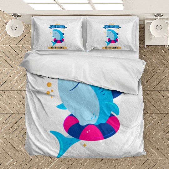 Learn To Swim Because Swimming Is Fin-Tastic Bedding Sets