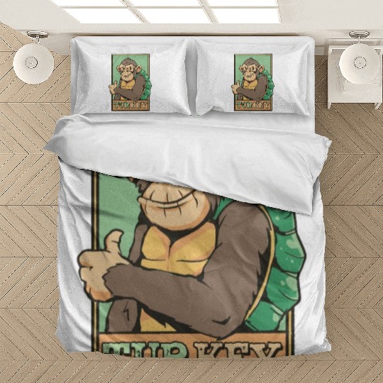 TURKEY = TURTLE + MONKEY FUNNY ANIMALS Bedding Sets
