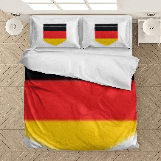 germany flag in a shape of a pocket Bedding Sets