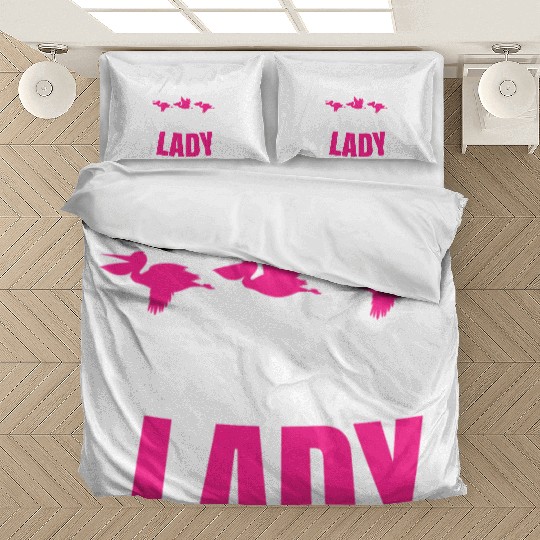 Pelican Lady Birdwatching Pelican Lover Bedding Sets