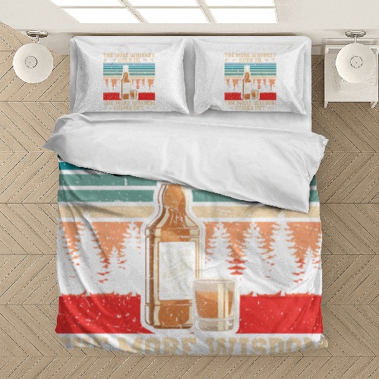 The More Whiskey Goes In | Bourbon Drinker Bedding Sets
