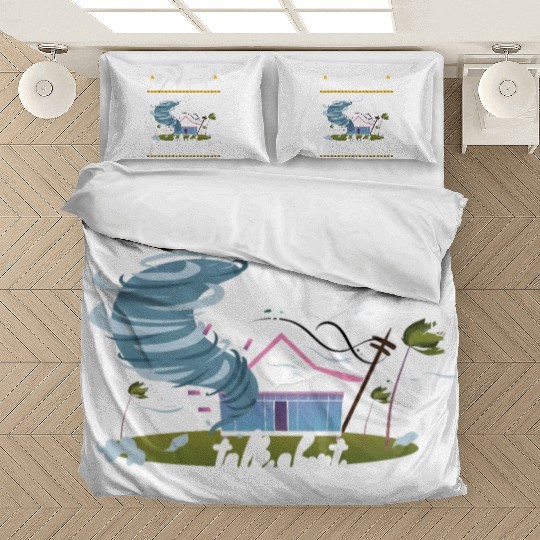 Warning Tornadoes Tornado Storm Chaser Bedding Sets