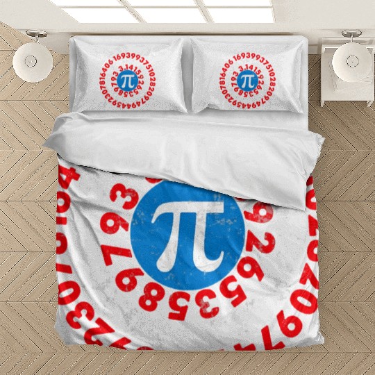 Mathematician Captain Pi Superhero Math Nerd Geek Bedding Sets