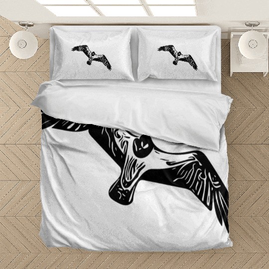 Vintage Seagull In Flight Bedding Sets