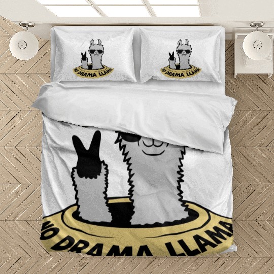 floor hole peace llama Bedding Sets