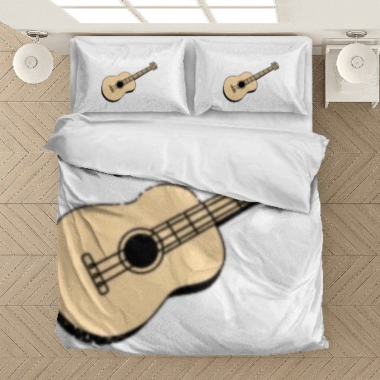 Everyday clothes printed with guitar Bedding Sets