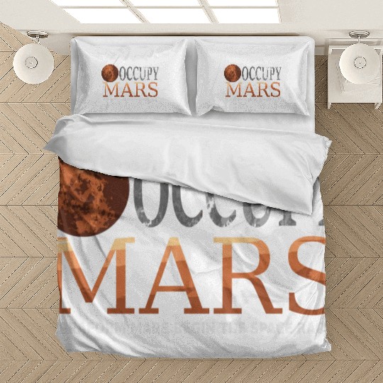 Occupy Mars Terraforming Space Race Bedding Sets