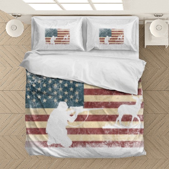 Buck Deer Hunting Hunter Usa Bedding Sets