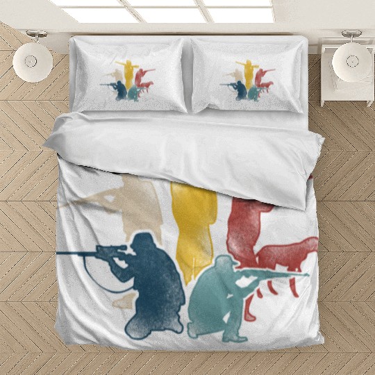 Buck Deer Hunting Hunter Retro Bedding Sets