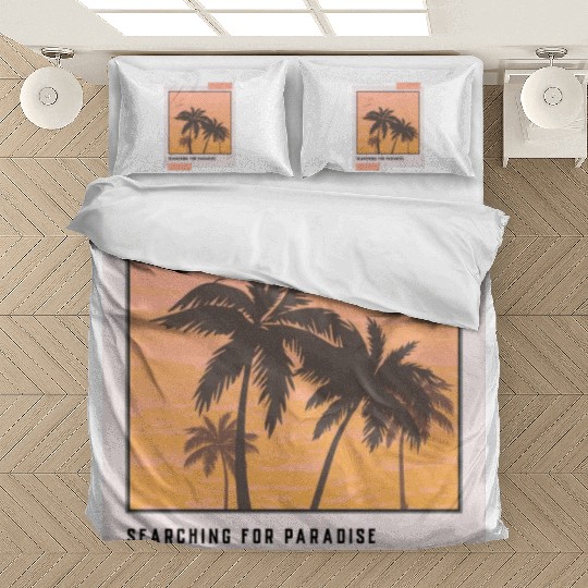 Searching for Paradise - Polaroid Picture Bedding Sets